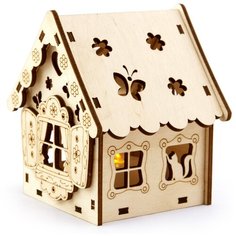 Домик с подсветкой (с котом в окне) Орландо