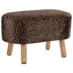 Пуф Leopard 58x30x32см ГЛАСАР