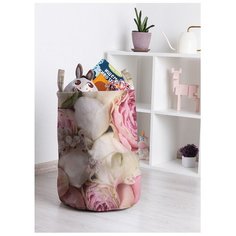 Корзина для игрушек "Розовый букет" 35x50 см, toba-2740 Joy Arty