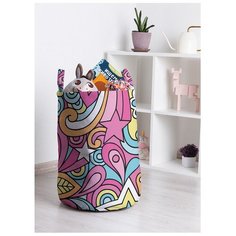 Корзина для игрушек "Красочные узоры" 35x50 см, toba-14925 Joy Arty