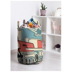 Корзина для игрушек "Поезд странствий" 35x50 см, toba-22384 Joy Arty