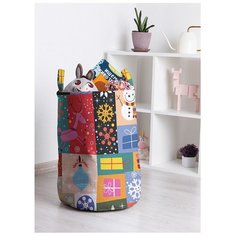 Корзина для игрушек "Праздник в красках" 35x50 см, toba-78663 Joy Arty