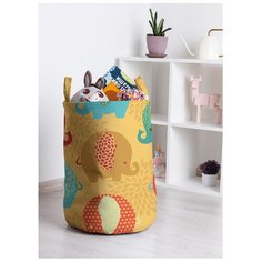 Корзина для игрушек "Яркие слоники" 35x50 см, toba-47619 Joy Arty