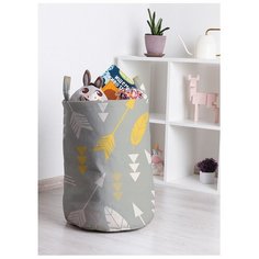 Корзина для игрушек "Косые стрелы с перьями" 35x50 см, toba-10300 Joy Arty