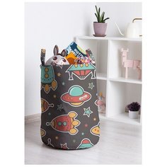 Корзина для игрушек "Космический транспорт" 35x50 см, toba-47865 Joy Arty