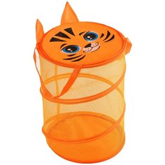 Корзина для игрушек «Тигр», с ручками и крышкой, 33 х 43 см Школа талантов