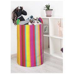 Корзина для игрушек "Строгая радуга" 40x60 см, toba-12439-L Joy Arty