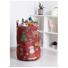 Корзина для игрушек "Дедушка Мороз с друзьями" 35x50 см, toba-185482V1 Joy Arty