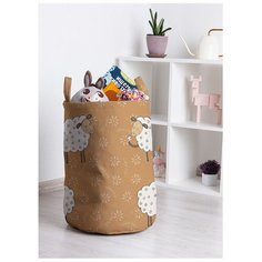 Корзина для игрушек "Мохнатые овечки" 35x50 см, toba-73740 Joy Arty