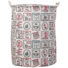 Корзина для игрушек "Картинки" 35×35×44 см Сима ленд