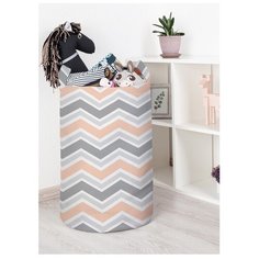 Корзина для игрушек "Просторы зигзагов" 40x60 см, toba-6936-L Joy Arty