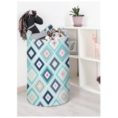 Корзина для игрушек "Плитка с точками" 40x60 см, toba-12019-L Joy Arty