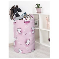 Корзина для игрушек "Цветочные коты" 40x60 см, toba-28456-L Joy Arty