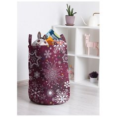 Корзина для игрушек "Яркие снежинки" 35x50 см, toba-56538 Joy Arty