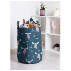 Корзина для игрушек "Модный лось" 35x50 см, toba-185494 Joy Arty