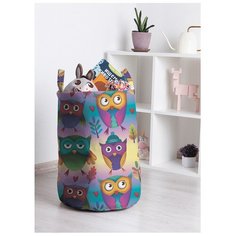 Корзина для игрушек "Собрание сов" 35x50 см, toba-10077R-M Joy Arty