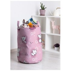 Корзина для игрушек "Цветочные коты" 35x50 см, toba-28456 Joy Arty