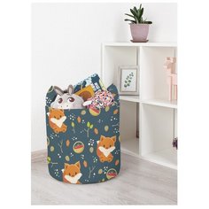 Корзина для игрушек "Лисички в лесу" 35x35 см, toba-73973-S Joy Arty