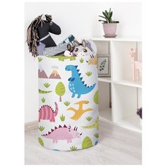 Корзина для игрушек "Цветные динозавры" 40x60 см, toba-47608-L Joy Arty