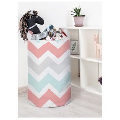 Корзина для игрушек "Классические зигзаги" 40x60 см, toba-5392-L Joy Arty