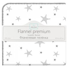 Многоразовые пеленки Adam Stork Premium Cotton Stars 107х107 Gray Stars 1 шт.