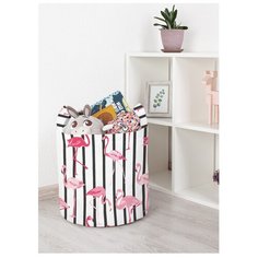 Корзина для игрушек "Смелые фламинго" 35x35 см, toba-17946-S Joy Arty