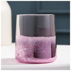 Стакан "Мерцание" 200 мл, 7,5х8,5 см, цвет розовый 4711680 Сима ленд