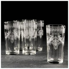 Набор стаканов 230 мл "Барокко" 6шт 4223708 Gid Glass