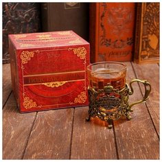 Подстаканник со стаканом "Лучший дедушка", 11,3 х 11,5 х 7,3 см 839697 Семейные традиции