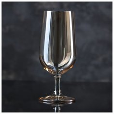 Бокал "Бонитас" 400 мл, 7,5х17,5 см, цвет янтарный 3916356 Сима ленд