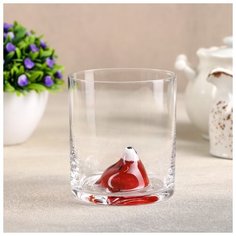 Стакан "Ку-ку" лиса 250 мл, 8,5х8,5х9,5 см 4716601 Сима ленд