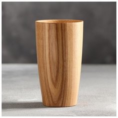 Деревянный стакан, 350 мл, массив ясеня 5361390 Доброе дерево