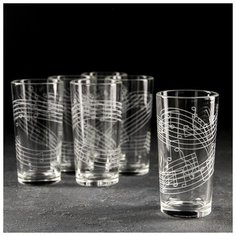 Набор стаканов 230 мл "Джаз" 6 шт 4625754 Gid Glass