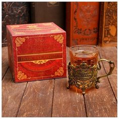 Подстаканник со стаканом "С Днем рождения", 11,3 х 11,5 х 7,3 см 839703 Семейные традиции