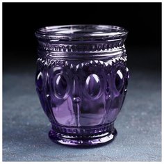 Стакан "Рейна" 220 мл, 8,5х10 см, цвет сиреневый 5066800 Сима ленд