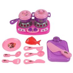 Игровой набор Плита "Царевны" Играем вместе свет+звук, с аксессуарами