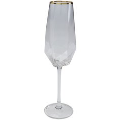 KARE Design Бокал для шампанского Diamond, коллекция "Бриллиант" 8*28*8, Стекло, Бесцветный
