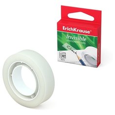Клейкая лента ErichKrause Invisible, 12ммх20м (в коробке по 1 шт.)