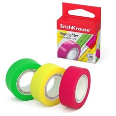 Клейкая лента ErichKrause Highlighter, 18ммх20м (в коробке по 1 шт.)