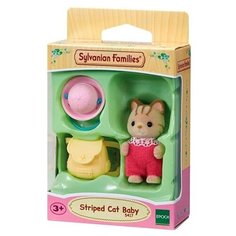 Sylvanian Families Набор "Малыш Полосатый котенок" 5417