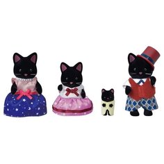 Sylvanian Families Набор "Семья Черных котов" 5530