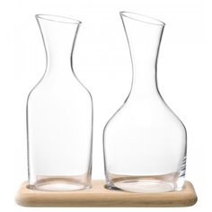 Набор из кувшинов для вина и воды на деревянной подставке 1.2 л/1.4 л Lsa