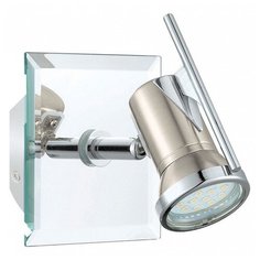 Спот Eglo ПРОМО, 1х2,5W, хром, размеры (мм)-110x110, 2700К