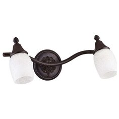 Спот Maytoni, 2х40W, бронза, размеры (мм)-358x170x148, плафон - белый с рисунком