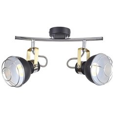 Спот Escada, 2х40W, хром, размеры (мм)-430x270x175, плафон - белый, черный