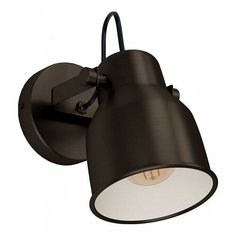 Спот Eglo, 1х40W, бронза, размеры (мм)-125х190, плафон - бронза, кремовый