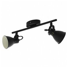 Спот Eglo, 2х3,3W, черный, размеры (мм)-370x65, плафон - черный