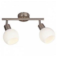 Спот Escada, 2х5W, никель, размеры (мм)-350x80x165, 4000К, плафон - белый