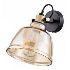 Спот Maytoni, 1х40W, черный, размеры (мм)-250x200x270, плафон - янтарный