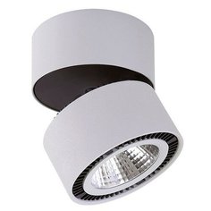 Спот Lightstar, 1х40W, серый, размеры (мм)-126x117, 4000К, плафон - серый